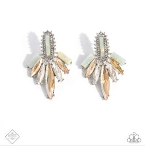 Elegant Excellence Multi Earrings Post Back Fashion Jewelry